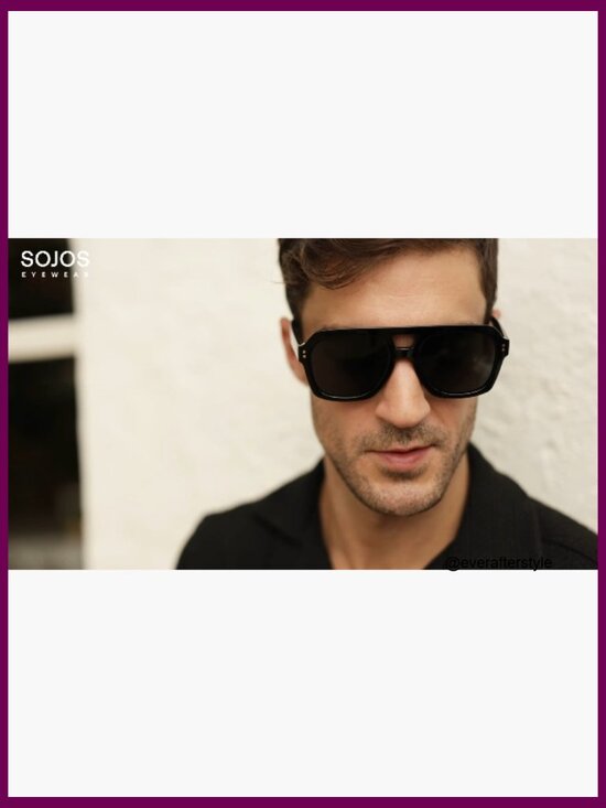 Retro Polarized Aviator Sunglasses with UV400 TAC Lenses